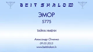 «ЭМОР» 5775 «ТАЙНА ИМЕНИ» (А.Огиенко 09.05.2015)