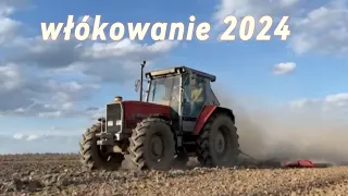 zasłona dymna na kujawach czyli włókowanie 2024 w akcji 💪 Massey Ferguson 💪