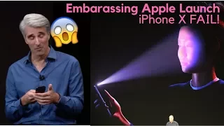 Iphone X Fail during demo!