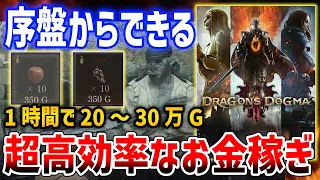 【Dragon's Dogma 2】序盤からできる超高効率お金稼ぎがやばい、毎時20～30万G【ドラゴンズドグマ2】