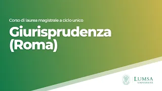 Giurisprudenza (LMG/01) - Università LUMSA (Roma)