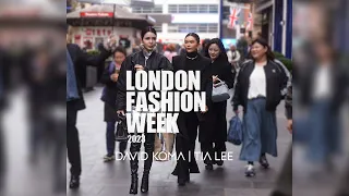 TIA LEE 李毓芬 【London Fashion Week FW23 倫敦時裝週】【David Koma】Fashion Show 時裝秀