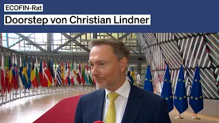 November-Treffen des ECOFIN-Rats – Doorstep von Christian Lindner