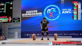 Asian Weightlifting Championships 2023 M 109 kg A