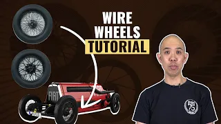 GodHand & ITALERI |  How To Build Wire Wheels Tutorial 1/12 Fiat Mefistofele | #askHearns