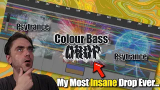 How I Made My Most Insane Drop Ever - Psytrance X Colour Bass Track Walkthrough