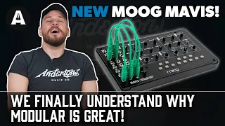 NEW Moog Mavis Unboxing & Build - A DIY Semi-Modular Analog Synth!
