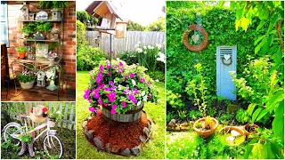 350 Rustic Garden Decorating Ideas for Backyard! Garden Ideas