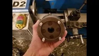 mini lathe four jaw chuck upgrade