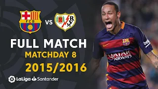 FC Barcelona vs Rayo Vallecano (5-2) J08 2015/2016 - FULL MATCH