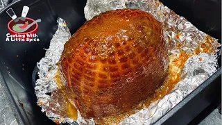 Air Fryer Ham Recipe (Glazed, Fast, & Easy)