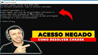 CHKDSK - Acesso negado Como Resolver