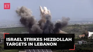 Israel strikes Hezbollah targets in southern Lebanon; visuals