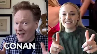 #ConanAtHome: Sophie Turner Full Interview | CONAN on TBS