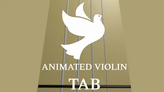 Waltz No. 2 by Shostakovich - Animated Violin Tab