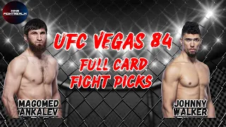 UFC Fightnight: Ankalaev VS Walker 2 Picks and Predictions