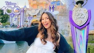 Disney 100 Celebration OPENING DAY at Disneyland! ✨ NEW Cavalcade, Fireworks, Ride, & More!