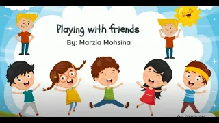 Playing With Friends (Social Story for kids)