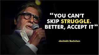 ACCEPT THE STRUGGLE - Amitabh Bachchan's Eye Opening Speech (English)