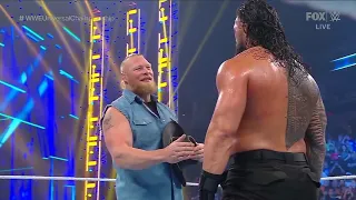 Roman Reigns vs Riddle Undisputed Universal Championship - Smackdown 6/17/22 (Brock Lesnar Returns)