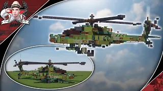 Minecraft: Modern AH-64E "Apache Guardian" | Attack Helicopter Tutorial