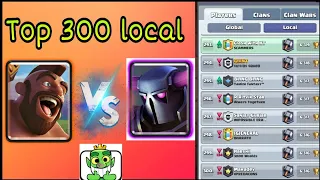 🏆6300+ Ladder Push | Hog Earthquake Vs PEKKA Bridge Spam! Clash Royale Tips and Tricks