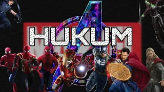 Hukum song MARVEL version 🔥💥🔥|Mass editz| Jailer song Hukum | Jailer showcase | Marvel movie clips