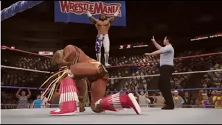 Wrestlemania 7 Macho King Randy Savage vs The Ultimate Warrior WWE 2K15