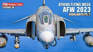 Athens Flying Week 2023 HIGHLIGHTS #1: F-4 Phantom, T-2, Mirage, Rafale, Tornado, F-35...