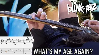 Blink-182 – What's My Age Again? Full PoV Guitar Cover/Lesson With Tab