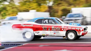 SOX AND MARTIN PROSTOCK!  '70 PLYMOUTH DUSTER TRIBUTE! REMEMBER THE BOSS! BYRON DRAGWAY!