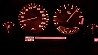 Bmw e34 525i m50tu acceleration