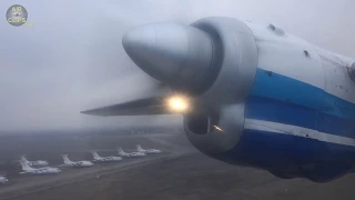 Amazing Antonov 24 Motor Sich Takeoff, ENDLESS Il-76 Lineup in Zaporizhia, Ukraine! [AirClips]