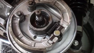 Changing a Rear hub seal on a Vintage Vespa