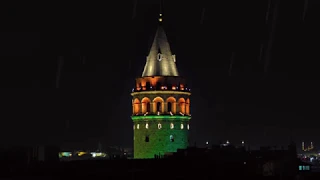 Galata Tower Sony A7S2 24-70mm Low Light Test Video (4k)