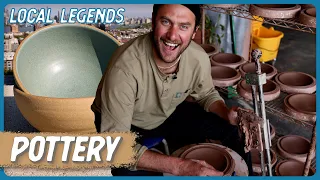 Making CUSTOM POTTERY (& Breaking)! | Local Legends | Brad Leone