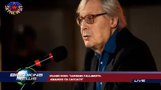 Sgarbi duro: "Sanremo fallimento,  Amadeus va cacciato"