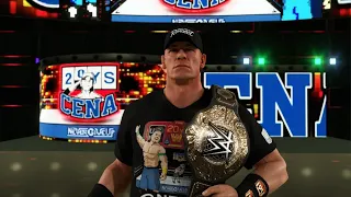 Brock Lesnar vs Roman Reigns vs John Cena WWE WorldHeavyweight Championship