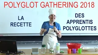 La recette des apprentis polyglottes - Cécile Plecenik | PG 2018