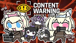 【CONTENT WARNING COLLAB】you won't guess why these VTUBERS went VIRAL 🐾 #holoAdvent