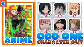 Odd One Character Out - Anime Characters Quiz