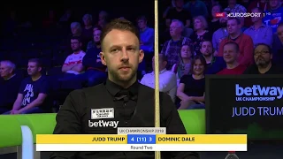 Two lucky shots by Judd Trump
