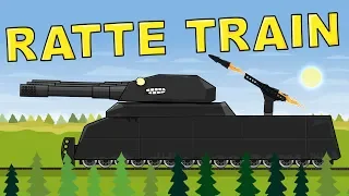 "Ratte Train" Cartoons about tanks