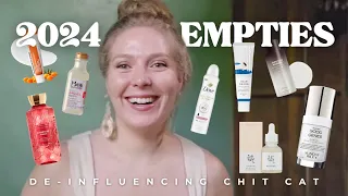 2024 Empties || Talking About Eco Guilt, Makeup, Skincare, and De-Influencing