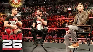 Christian invites Seth Rollins & Jason Jordan to "The Peep Show": Raw 25, Jan. 22, 2018