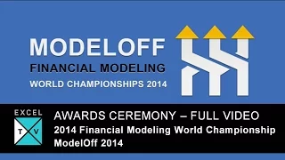 2014 ModelOFF - Financial Modeling World Championship - Awards Ceremony