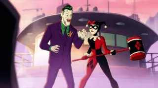 Harley Quinn being a comical show for 3 minutes and 30 seconds