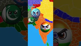 India and Pakistan friendship Vs UN #countryballs #shorts #nutshell #animation #viral #geography