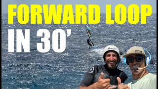 How to do the forward loop in 30'. Josep Pons windsurf Coaching Sessions