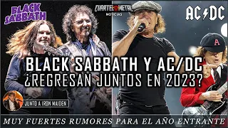 ¿AC/DC y BLACK SABBATH regresan juntos en 2023? Sería con IRON MAIDEN...